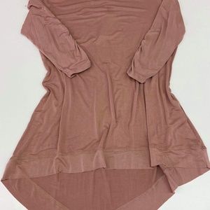 Pink Tunic Handkerchief Hem